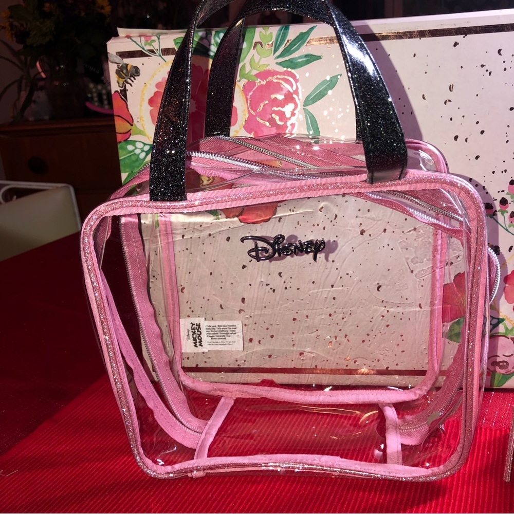 Disney three in one Minnie ,Mickey Mouse makeup cosmetic travel bag set. - Picture 12 of 15